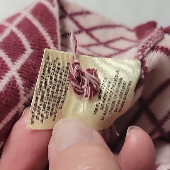 ANTHROPOLOGY MOTH Turtle Neck Burgundy Alpaca Blend Sweater Size XS - Picture 7 of 8